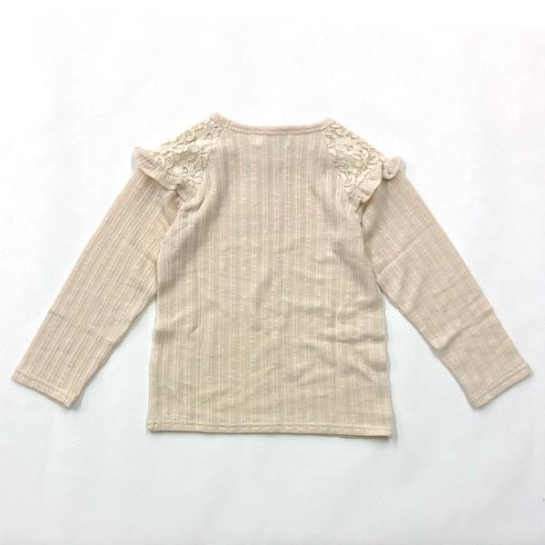 ●50％OFFセール●ウィルメリー　Will Mery　肩レース　長袖Tシャツ（80-130）/丸高衣料　アウトレット | Will Mery | 02