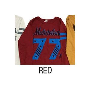 ニードルワーク（NEEDL WORK）OFFICIAL TEAM　Maraelous 77 T-SHIRTS　長袖Tシャツ　ロンT（100cm・110cm・120cm・130cm・140cm） | OFFICIAL TEAM | 03