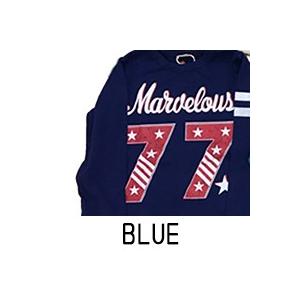 ニードルワーク（NEEDL WORK）OFFICIAL TEAM　Maraelous 77 T-SHIRTS　長袖Tシャツ　ロンT（100cm・110cm・120cm・130cm・140cm） | OFFICIAL TEAM | 05