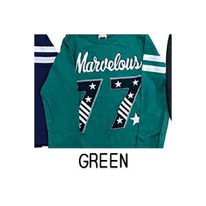 ニードルワーク（NEEDL WORK）OFFICIAL TEAM　Maraelous 77 T-SHIRTS　長袖Tシャツ　ロンT（100cm・110cm・120cm・130cm・140cm） | OFFICIAL TEAM | 06