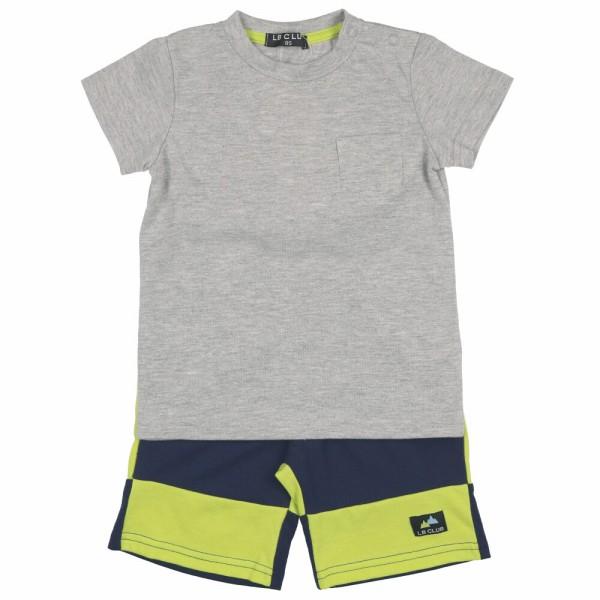 ●40％OFFセール●LB CLUB　エルビークラブ　無地半袖Tシャツ・配色ハーフパンツセット セットアップ（80-130）/丸高衣料　アウトレット | LB CLUB | 02