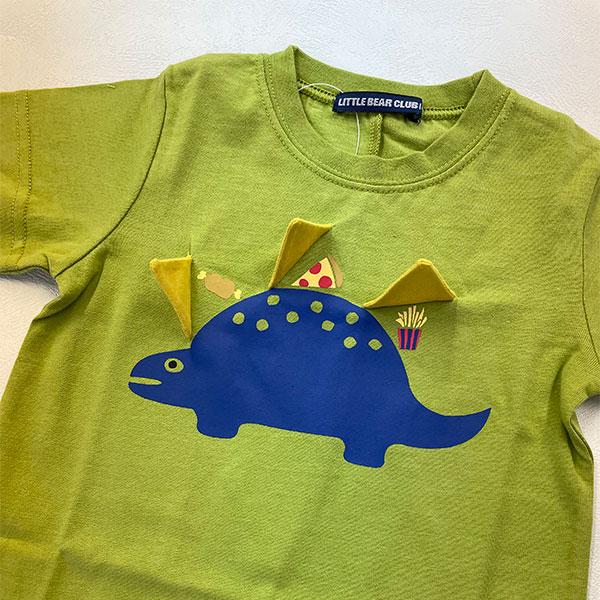 ●40％OFFセール●リトルベアークラブ　Little Bear Club　恐竜仕掛け半袖Ｔシャツ /丸高衣料(100・110・120）アウトレット | LITTLE BEAR CLUB | 06