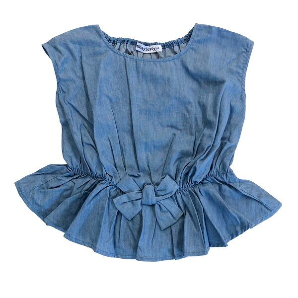 ●50％OFFセール●ラスト1点●ドンキージョシー　Donkey Jossy　前リボンチュニックTシャツ（110cm）半額 アウトレット | DONKEY JOSSY | 01