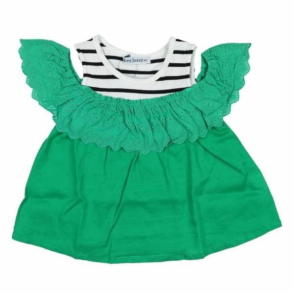 ●50％OFFセール●ラスト1点●ドンキージョシー　Donkey Jossy　ボーダー配色オフショルＴシャツ （110cm）半額　アウトレット | DONKEY JOSSY | 02