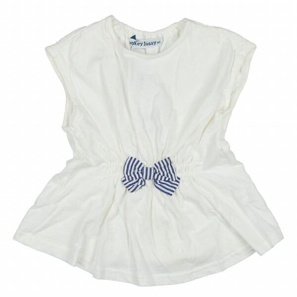 ●50％OFFセール●ラスト1点●ドンキージョシー　Donkey Jossy　前りぼん後ねじりチュニックTシャツ  （110cm）アウトレット | DONKEY JOSSY | 01