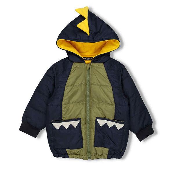 ●40％OFFセール●LB CLUB　エルビークラブ　背びれ付き中綿ジャケット(90cm）アウトレット 子ども服 恐竜 | LB CLUB | 03