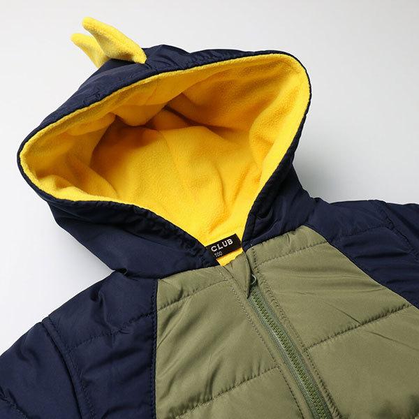 ●40％OFFセール●LB CLUB　エルビークラブ　背びれ付き中綿ジャケット(90cm）アウトレット 子ども服 恐竜 | LB CLUB | 04