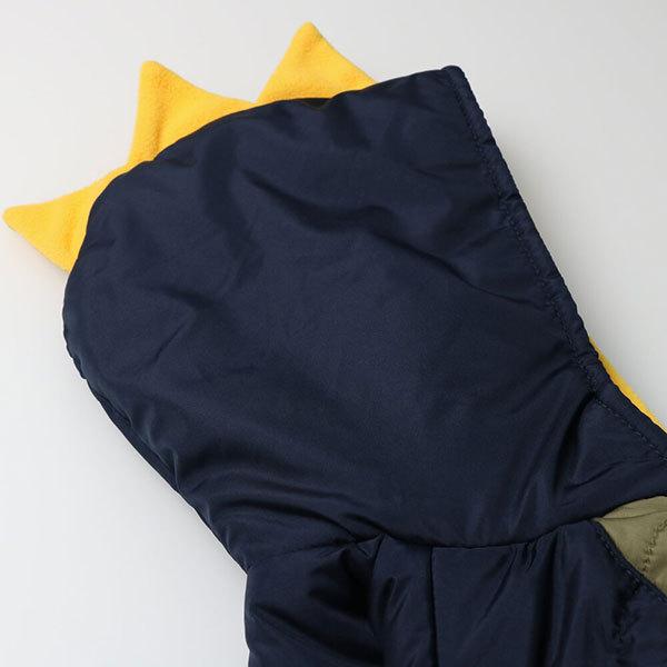 ●40％OFFセール●LB CLUB　エルビークラブ　背びれ付き中綿ジャケット(90cm）アウトレット 子ども服 恐竜 | LB CLUB | 06