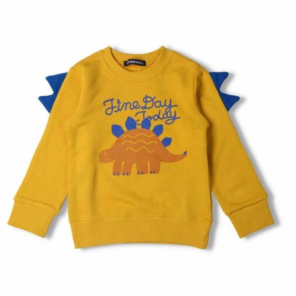 ●50％OFFセール●リトルベアークラブ　Little Bear Club　恐竜背びれ付裏毛トレーナー(80・90・100・110・120・130）　アウトレット | LITTLE BEAR CLUB | 03