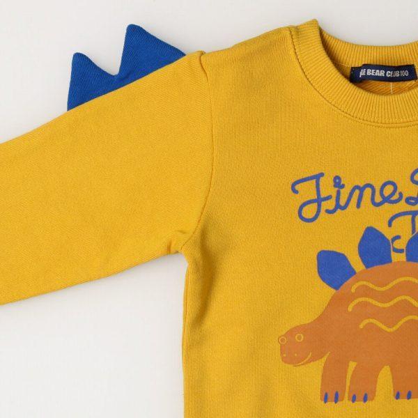 ●50％OFFセール●リトルベアークラブ　Little Bear Club　恐竜背びれ付裏毛トレーナー(80・90・100・110・120・130）　アウトレット | LITTLE BEAR CLUB | 05