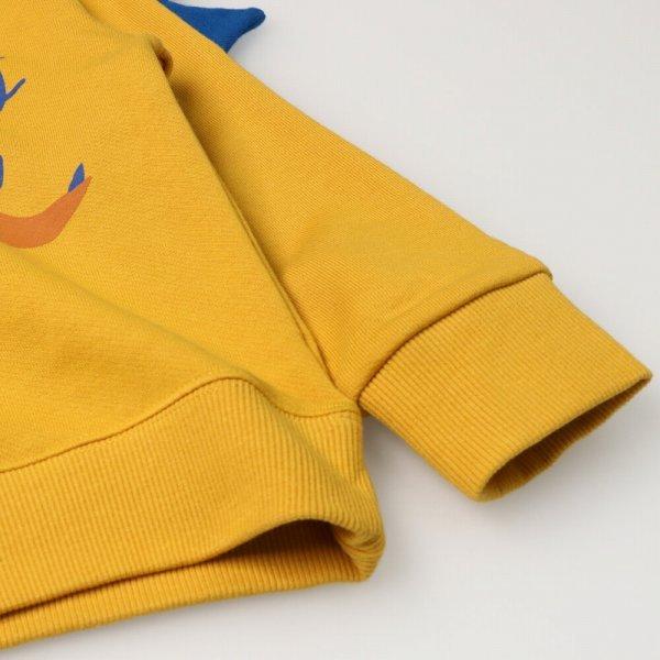 ●50％OFFセール●リトルベアークラブ　Little Bear Club　恐竜背びれ付裏毛トレーナー(80・90・100・110・120・130）　アウトレット | LITTLE BEAR CLUB | 07