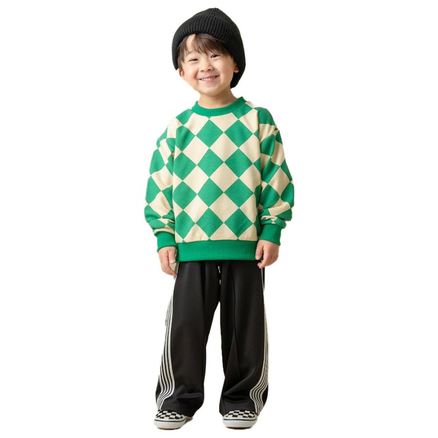 SUNDAYS SUN サンデイズサン ドット柄 アーガイル柄 トレーナー (  110 120 130 140  )   キッズ 幼児 プレゼント スウェット おでかけ カジュアル 女の子 男の | SUNDAYS SUN | 11