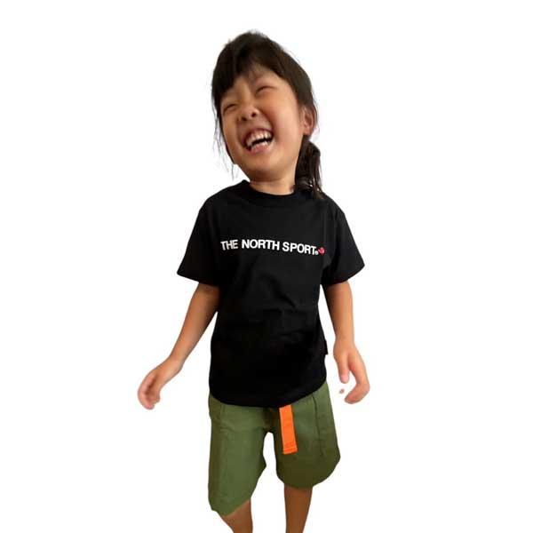 ●50％OFFセール●ザノーススポーツ　THE NORTH SPORT　フロントロゴシンプル　半袖Tシャツ (100・110・120・130・140）アウトレット 半額セール |  | 10