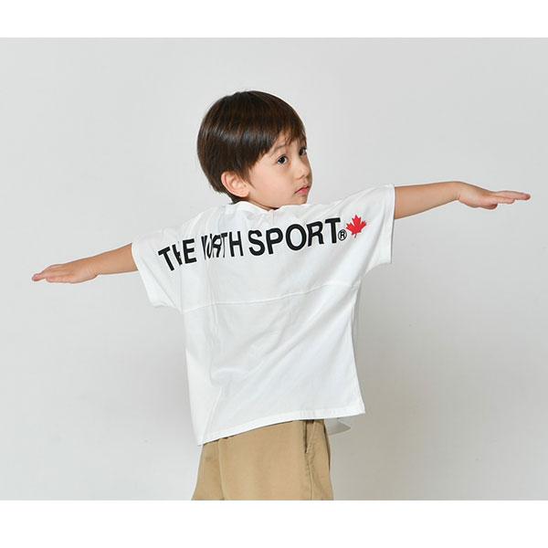 ●50％OFFセール●ザノーススポーツ　THE NORTH SPORT　バックロゴ 切替ワイドドルマン 半袖Tシャツ (100・110・120・130・140）アウトレット　半額 セール |  | 10