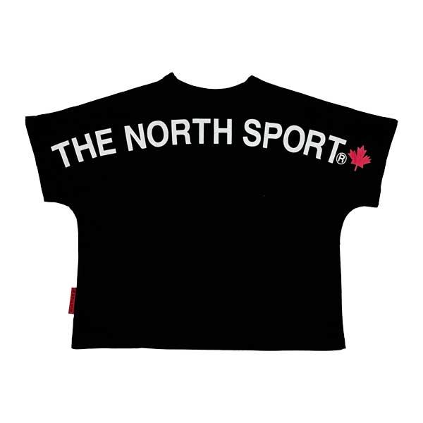 ●50％OFFセール●ザノーススポーツ　THE NORTH SPORT　バックロゴ 切替ワイドドルマン 半袖Tシャツ (100・110・120・130・140）アウトレット　半額 セール |  | 02