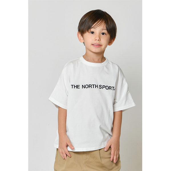 ●50％OFFセール●ザノーススポーツ　THE NORTH SPORT　バックロゴ 切替ワイドドルマン 半袖Tシャツ (100・110・120・130・140）アウトレット　半額 セール |  | 08