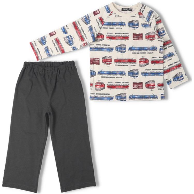 ハングリーハート Hungry Heart JR貨物電車長袖パジャマ ( 80 90 100 110 120 130 ) キッズ 男の子 | Kids Foret | 03