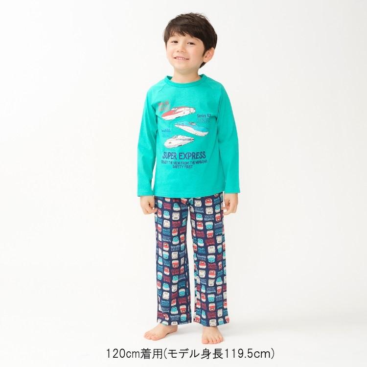 ハングリーハート Hungry Heart JR新幹線電車プリント長袖パジャマ ( 80 90 100 110 120 130 ) キッズ 男の子 | Kids Foret | 11