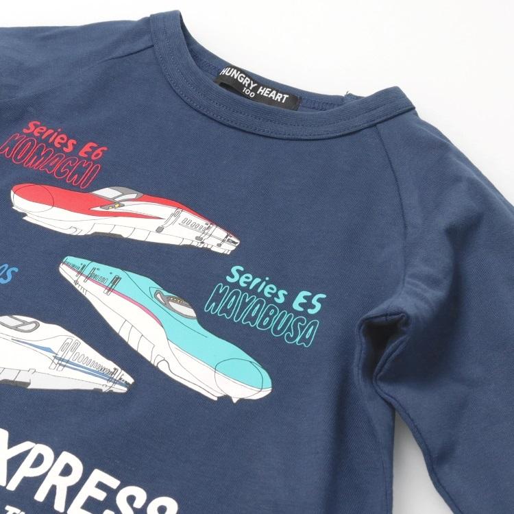 ハングリーハート Hungry Heart JR新幹線電車プリント長袖パジャマ ( 80 90 100 110 120 130 ) キッズ 男の子 | Kids Foret | 05