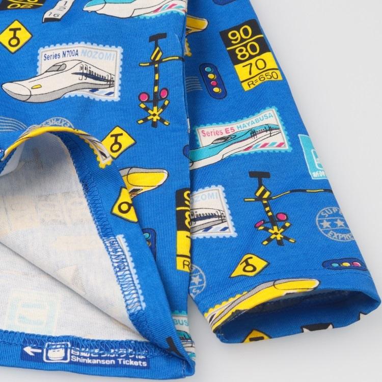 ハングリーハート Hungry Heart JR新幹線電車総柄長袖パジャマ ( 80 90 100 110 120 130 ) キッズ 男の子 | Kids Foret | 06