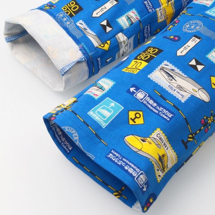 ハングリーハート Hungry Heart JR新幹線電車総柄長袖パジャマ ( 80 90 100 110 120 130 ) キッズ 男の子 | Kids Foret | 09