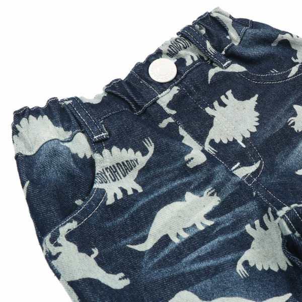 ●40％OFFセール●ダディオダディ Daddy Oh Daddy デニムニット　総柄ハーフパンツ/丸高衣料(100・110）アウトレット 子ども服 | Daddy Oh Daddy | 03