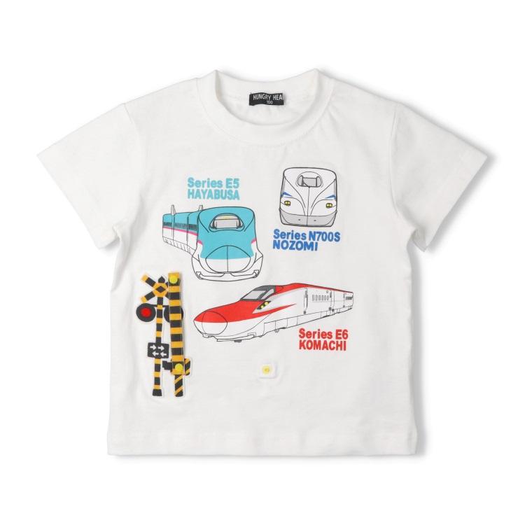 ハングリーハート Hungry Heart 新幹線電車プリント仕掛け半袖Tシャツ ( 80 90 100 110 120 130 ) 子ども服 キッズ | Kids Foret | 01