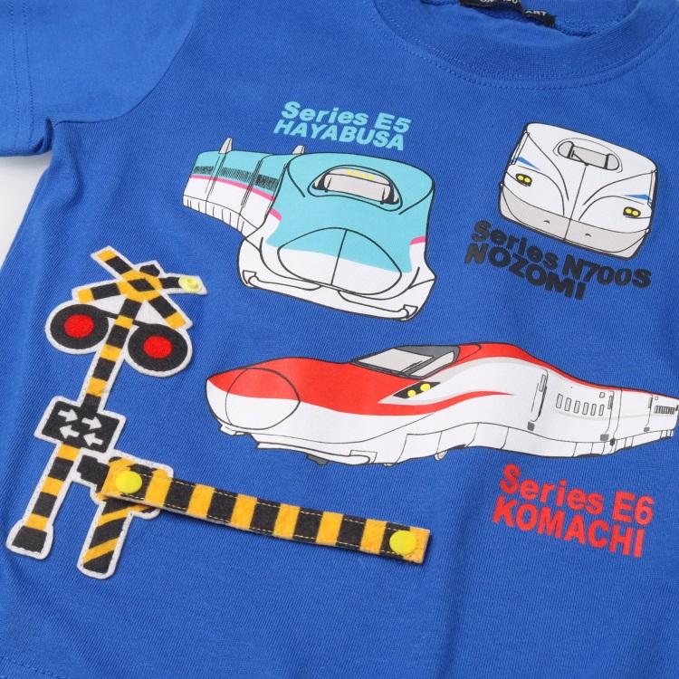 ハングリーハート Hungry Heart 新幹線電車プリント仕掛け半袖Tシャツ ( 80 90 100 110 120 130 ) 子ども服 キッズ | Kids Foret | 05
