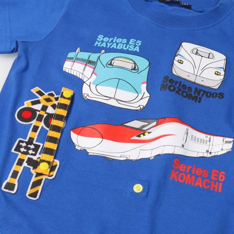 ハングリーハート Hungry Heart 新幹線電車プリント仕掛け半袖Tシャツ ( 80 90 100 110 120 130 ) 子ども服 キッズ | Kids Foret | 06