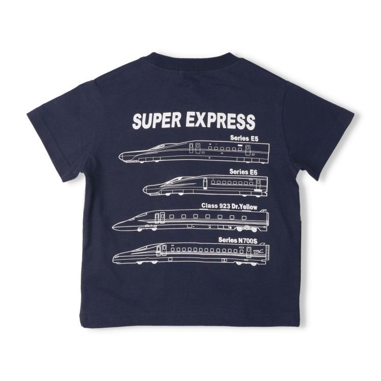 ハングリーハート Hungry Heart 新幹線電車プリント切符付半袖Tシャツ ( 80 90 100 110 120 130 ) 子ども服 キッズ | Kids Foret | 02