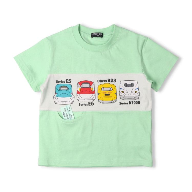 ハングリーハート Hungry Heart 新幹線電車プリント切符付半袖Tシャツ ( 80 90 100 110 120 130 ) 子ども服 キッズ | Kids Foret | 03