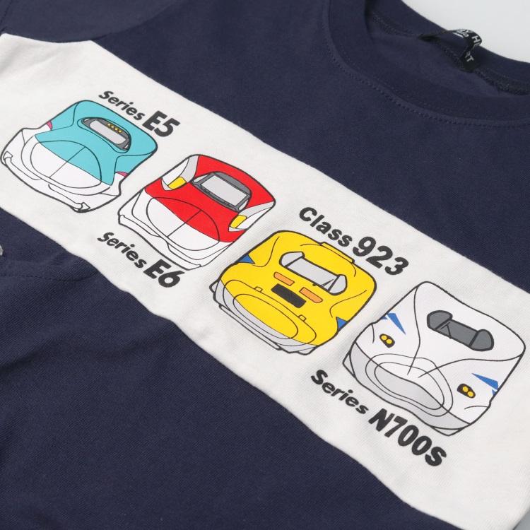 ハングリーハート Hungry Heart 新幹線電車プリント切符付半袖Tシャツ ( 80 90 100 110 120 130 ) 子ども服 キッズ | Kids Foret | 06