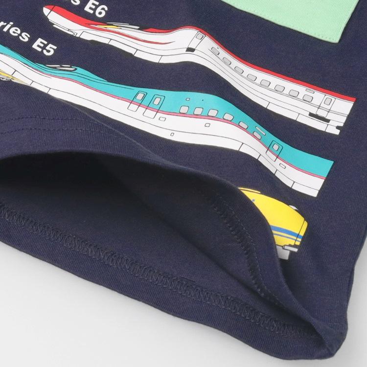 ハングリーハート Hungry Heart 新幹線電車トンネル半袖Tシャツ ( 80 90 100 110 120 130 ) | Kids Foret | 07