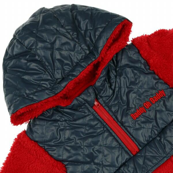●50％OFFセール●ダディオダディ　Daddy Oh Daddy　配色・星条旗柄フード付ボアパーカー（80-150）　アウトレット | Daddy Oh Daddy | 05
