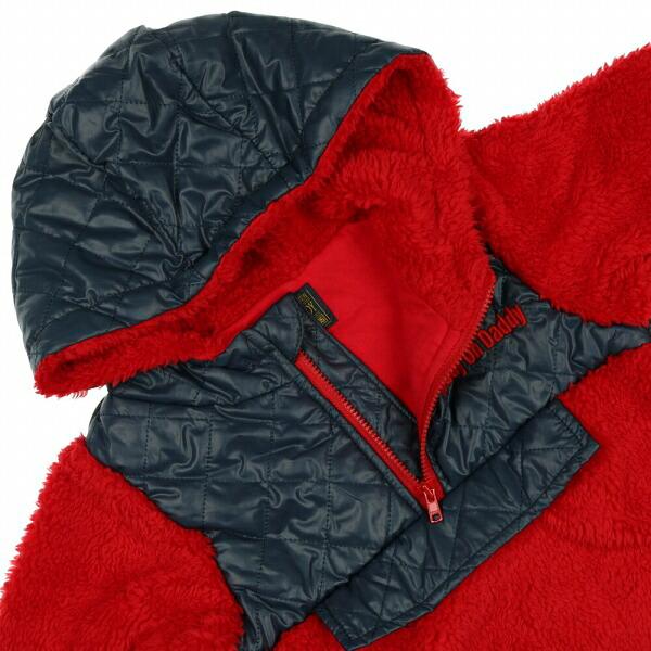 ●50％OFFセール●ダディオダディ　Daddy Oh Daddy　配色・星条旗柄フード付ボアパーカー（80-150）　アウトレット | Daddy Oh Daddy | 06