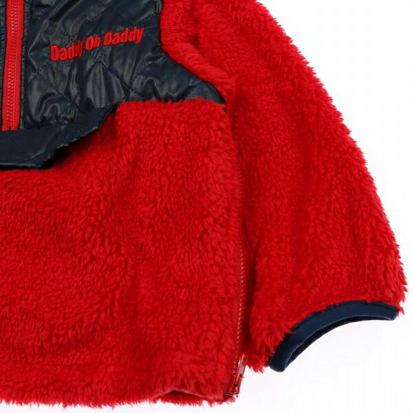 ●50％OFFセール●ダディオダディ　Daddy Oh Daddy　配色・星条旗柄フード付ボアパーカー（80-150）　アウトレット | Daddy Oh Daddy | 08
