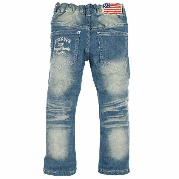●50％OFFセール●ラスト1点●ダディオダディ　Daddy Oh Daddy　ワッペン付ストレッチデニムパンツ  （90cm）半額 アウトレット | Daddy Oh Daddy | 02