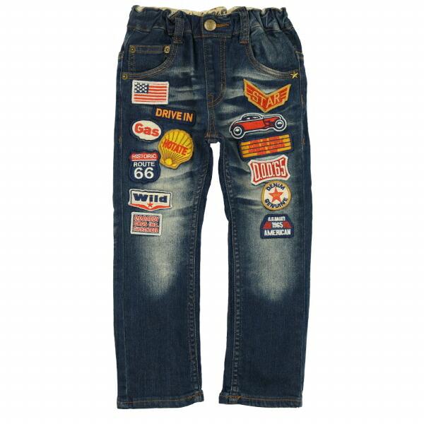 ●50％OFFセール●ラスト1点●ダディオダディ　Daddy Oh Daddy　ワッペン付ストレッチデニムパンツ  （90cm）半額 アウトレット | Daddy Oh Daddy | 03