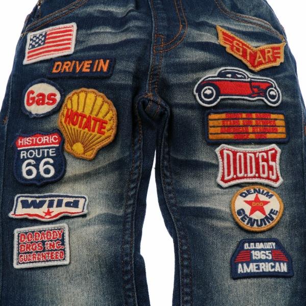 ●50％OFFセール●ラスト1点●ダディオダディ　Daddy Oh Daddy　ワッペン付ストレッチデニムパンツ  （90cm）半額 アウトレット | Daddy Oh Daddy | 05