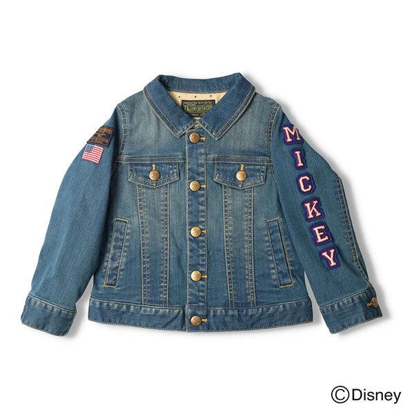 ●40％OFFセール●ダディオダディ Daddy Oh Daddy　ミッキーデザインデニムＧジャン(100・110・130）アウトレット 子ども服 | Daddy Oh Daddy | 01