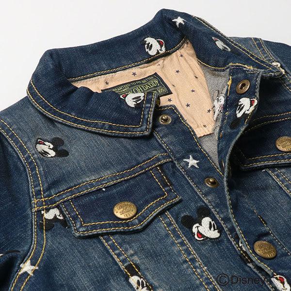●40％OFFセール●ダディオダディ Daddy Oh Daddy　ミッキーデザインデニムＧジャン(100・110・130）アウトレット 子ども服 | Daddy Oh Daddy | 05