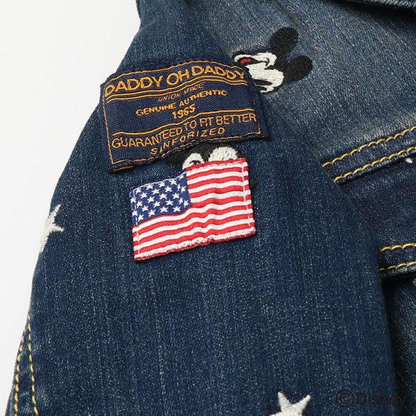 ●40％OFFセール●ダディオダディ Daddy Oh Daddy　ミッキーデザインデニムＧジャン(100・110・130）アウトレット 子ども服 | Daddy Oh Daddy | 06