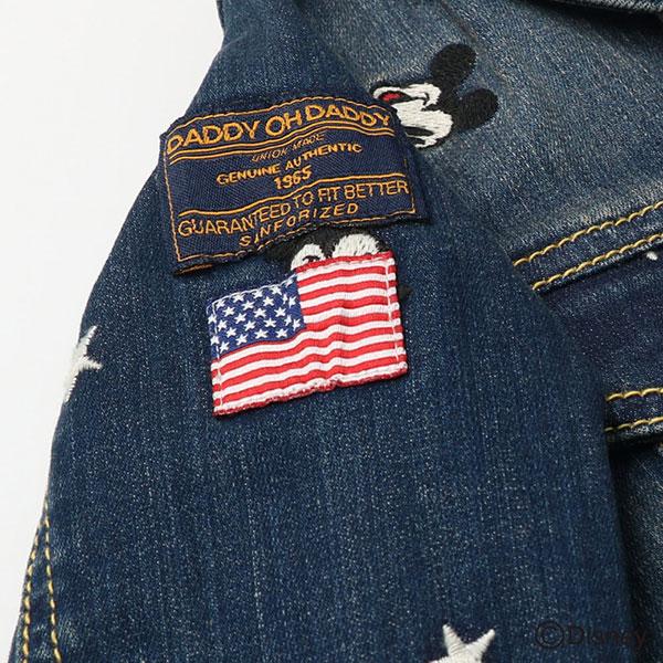 ●40％OFFセール●ダディオダディ Daddy Oh Daddy　ミッキーデザインデニムＧジャン(100・110・130）アウトレット 子ども服 | Daddy Oh Daddy | 06