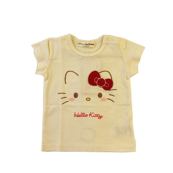 ●40％OFFセール●キッズズー　Kids zoo　kids zoo×Sanrio baby　サンリオキャラクター　半袖Ｔシャツ コラボT キティちゃん(80cm・90cm） | kids zoo | 01