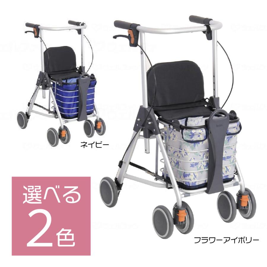 歩行器 テイコブ リトルワゴン スーパーの買い物かごを載せられる歩行車 506 介護用品のお店 あったかレンタル 通販 Yahoo ショッピング