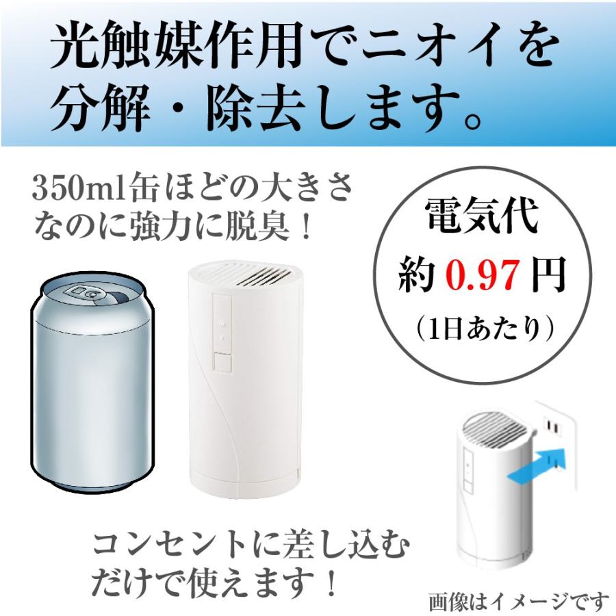 TVで大ヒット「小型脱臭機ニオイヤー」 空気清浄機 消臭器 オムツ ペット用品 トイレ｜attakarental｜02