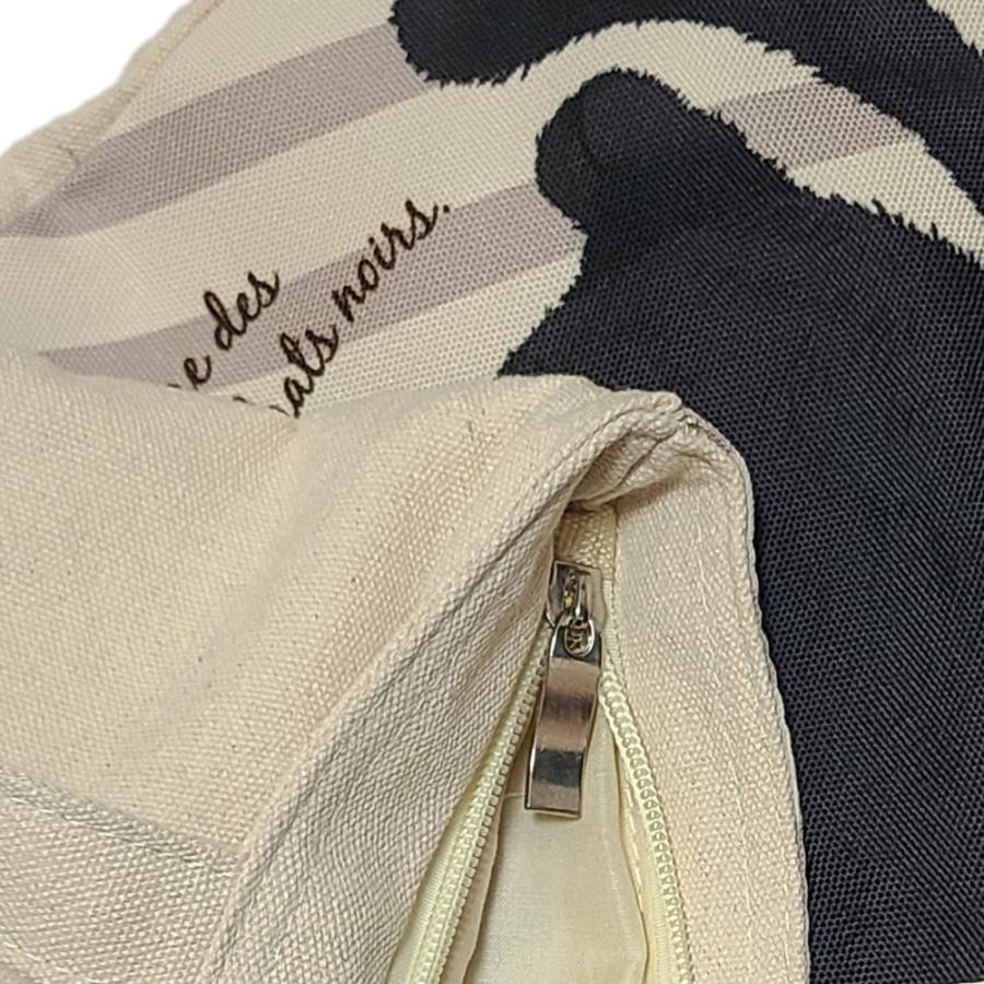 トートバッグ maison de cats 黒猫 エッフェル塔 凱旋門 : あったん