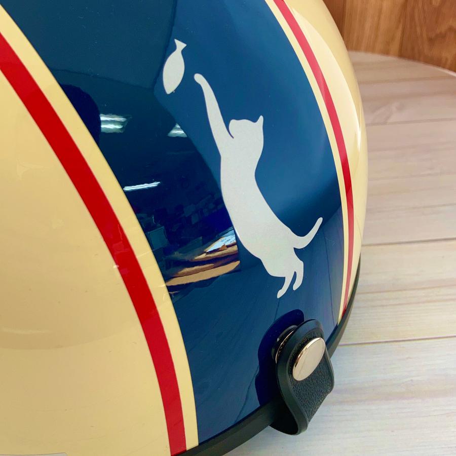にゃんこ反射ステッカー／猫／カーステッカー／反射シート／交通安全／車／バイク／自転車／ヘルメット |  | 03