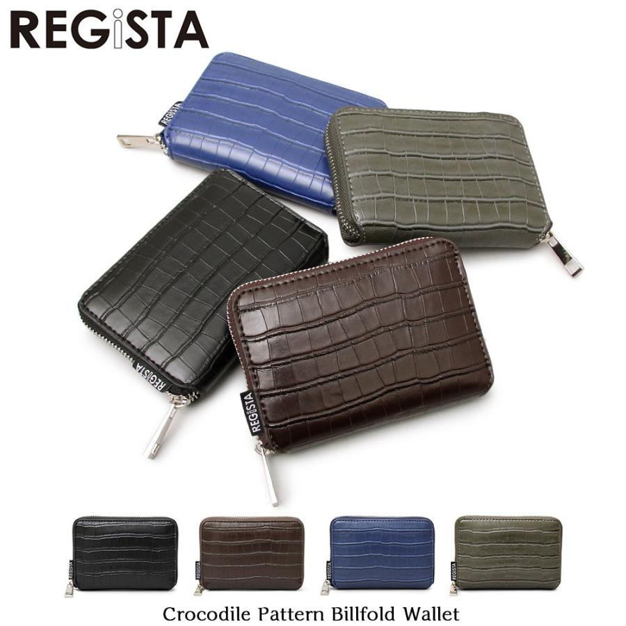 二つ折り 財布 フェイク クロコ 合皮 ラウンドファスナー メンズ レディース ブランド 誕生日 プレゼント ギフト 07 593 Maqua Store 通販 Yahoo ショッピング
