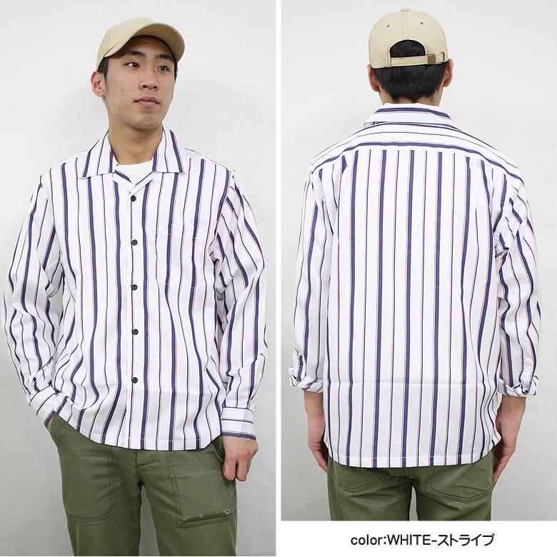 ストライプ　シャツベスト　ホワイト×ネイビー 綿麻ストライプシャツ（WEB限定価格 9/3～9/8）(S ネイビー